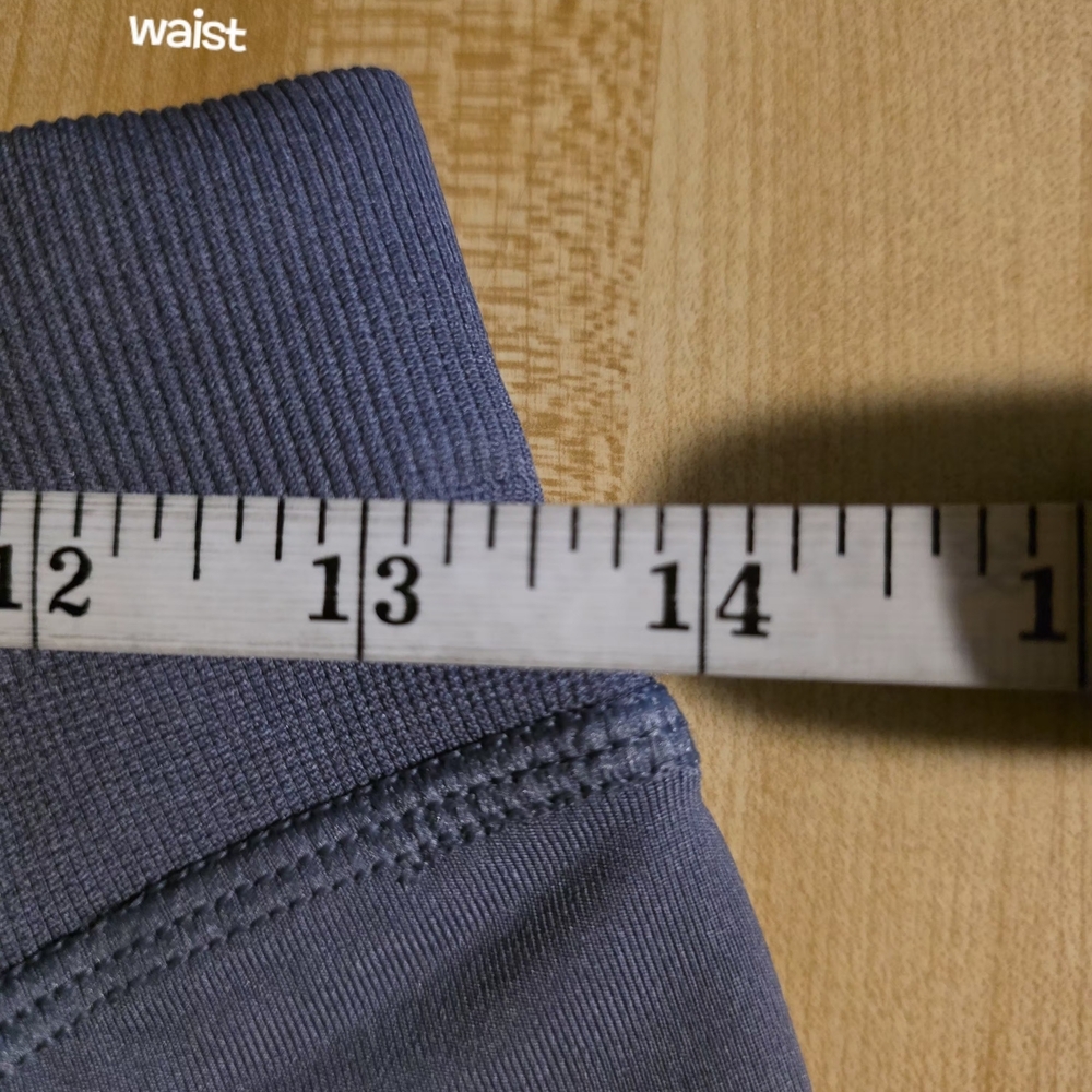 Gymshark Gray Blue Yoga Pants Large (YLEG7) - Picture 7 of 9
